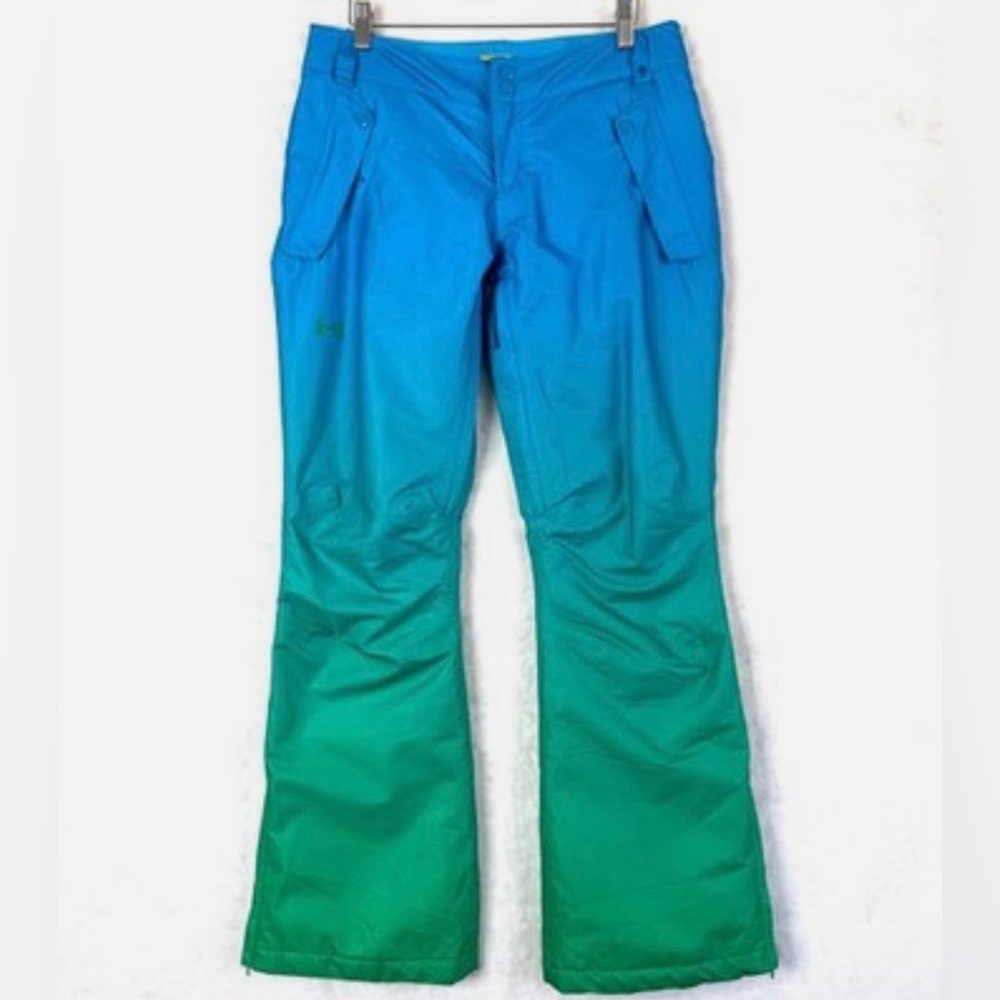 Under Armour Green and Blue Ski Pants